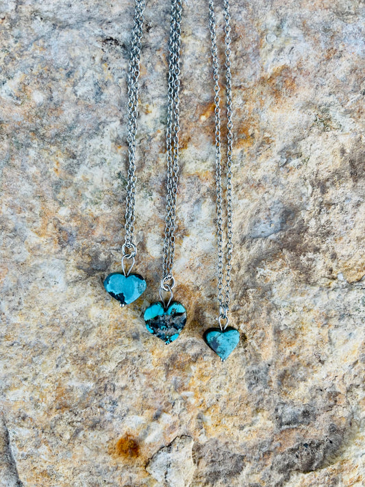 Turquoise Heart Necklace