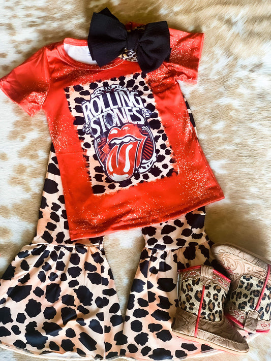 Rolling Stones Leopard Bells Set