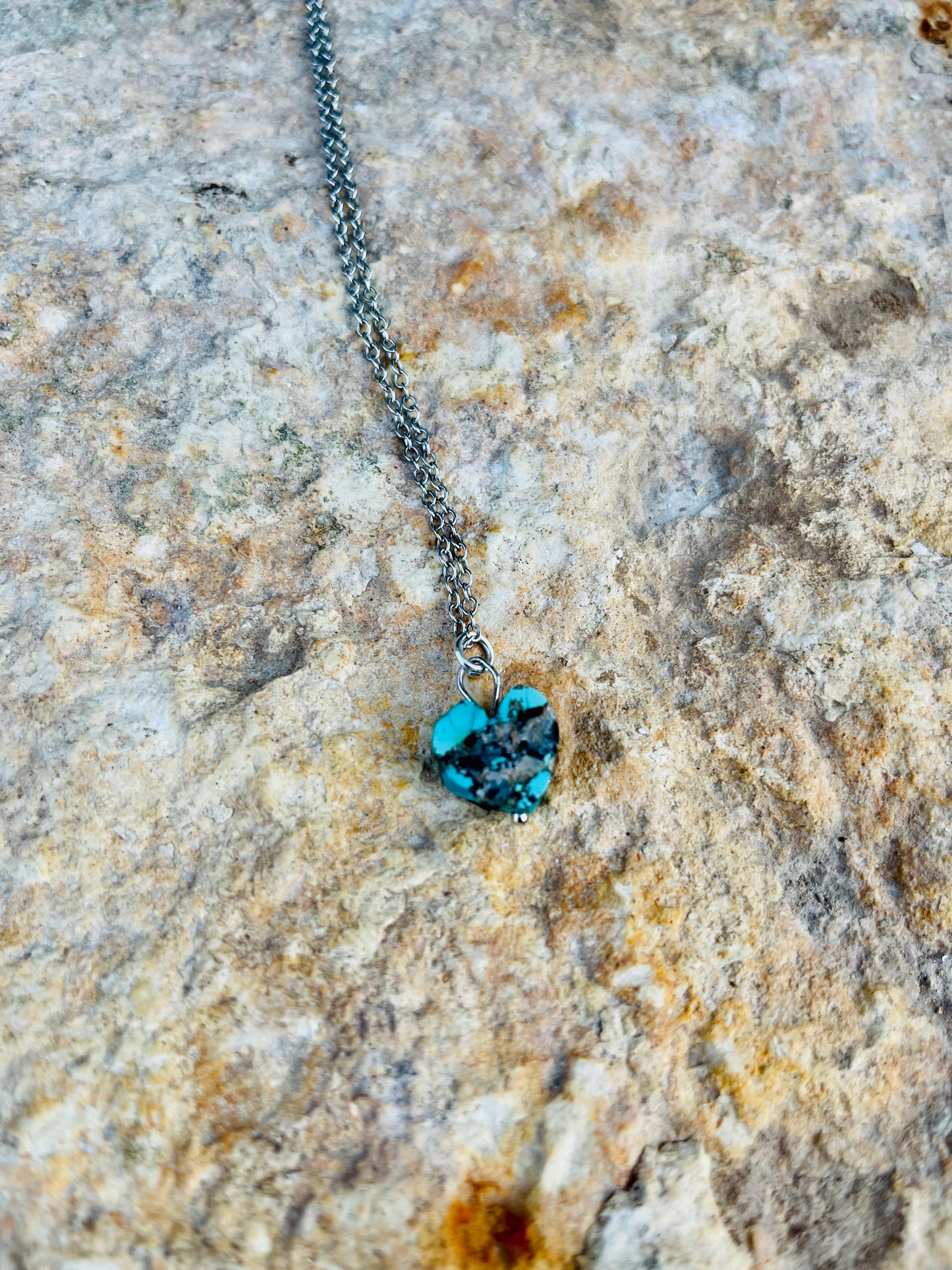 Turquoise Heart Necklace